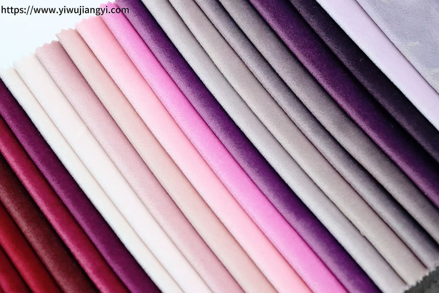 Multi-color Velvet Fabric Swatch