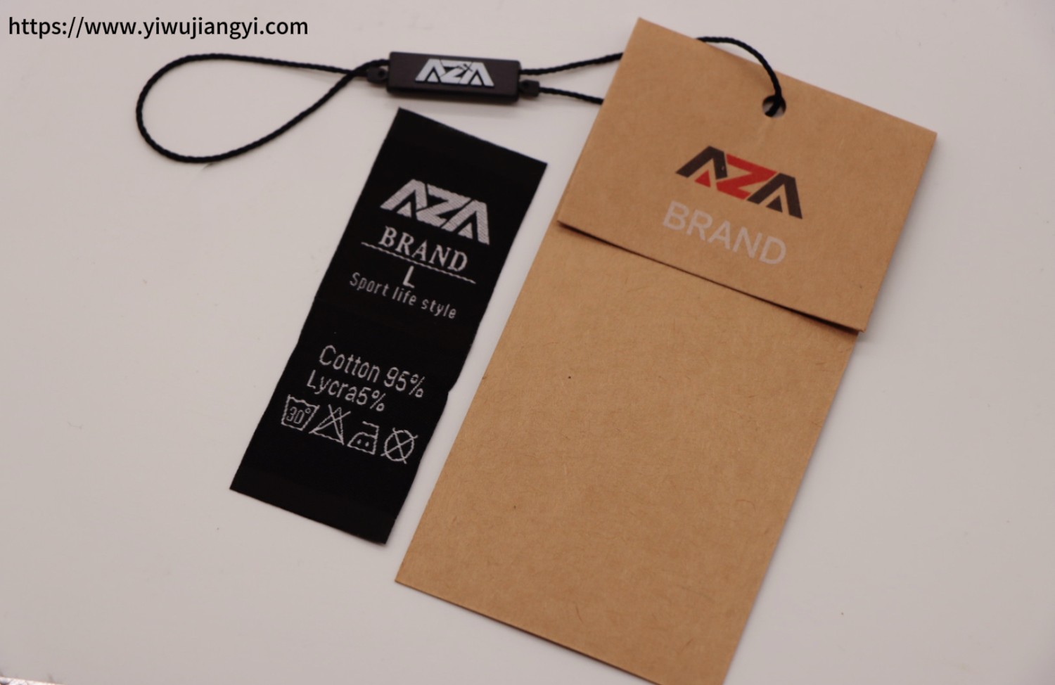 AZA BRAND Sports Clothing Tag Set
